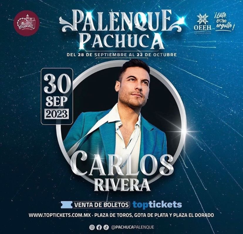 ViryCruzJim's tweet photo. Hoy aterriza #UnTourATodasPartes en Pachuca… estás listo para cantar todas las canciones con @_CarlosRivera ?
@mikenoriega
@davidedwardwest
@jjuarezww
@westwoodfans
@WestwoodEntt
@Sonymusic
@CR_ClubPorTi https://t.co/prVc4dmQWn