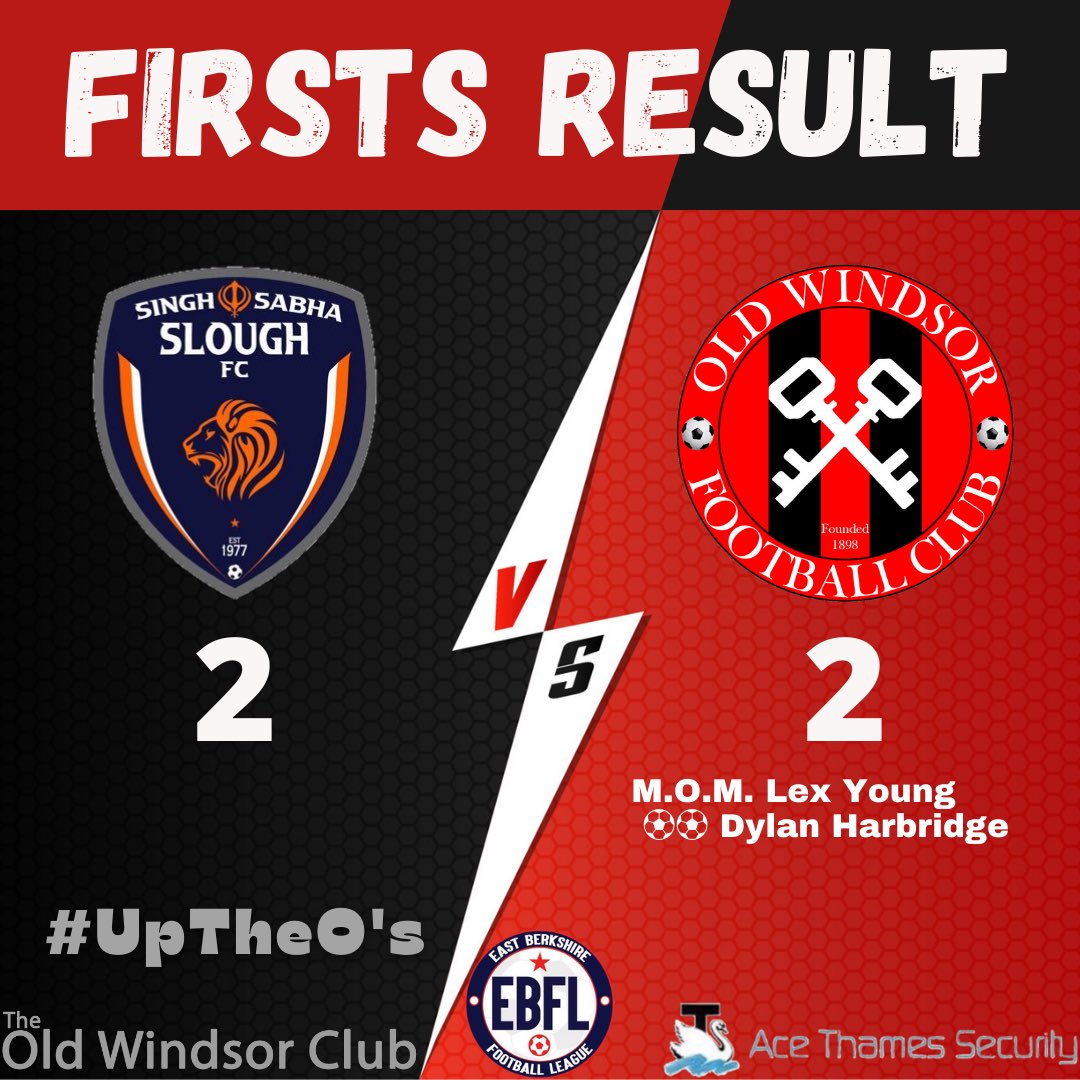 First team concede an injury time equaliser against a very good @SabhaFc game. As always a tight game that could have gone either way. 
Both goals @dharb00 ⚽️⚽️
#UpTheOss 🔴⚫️