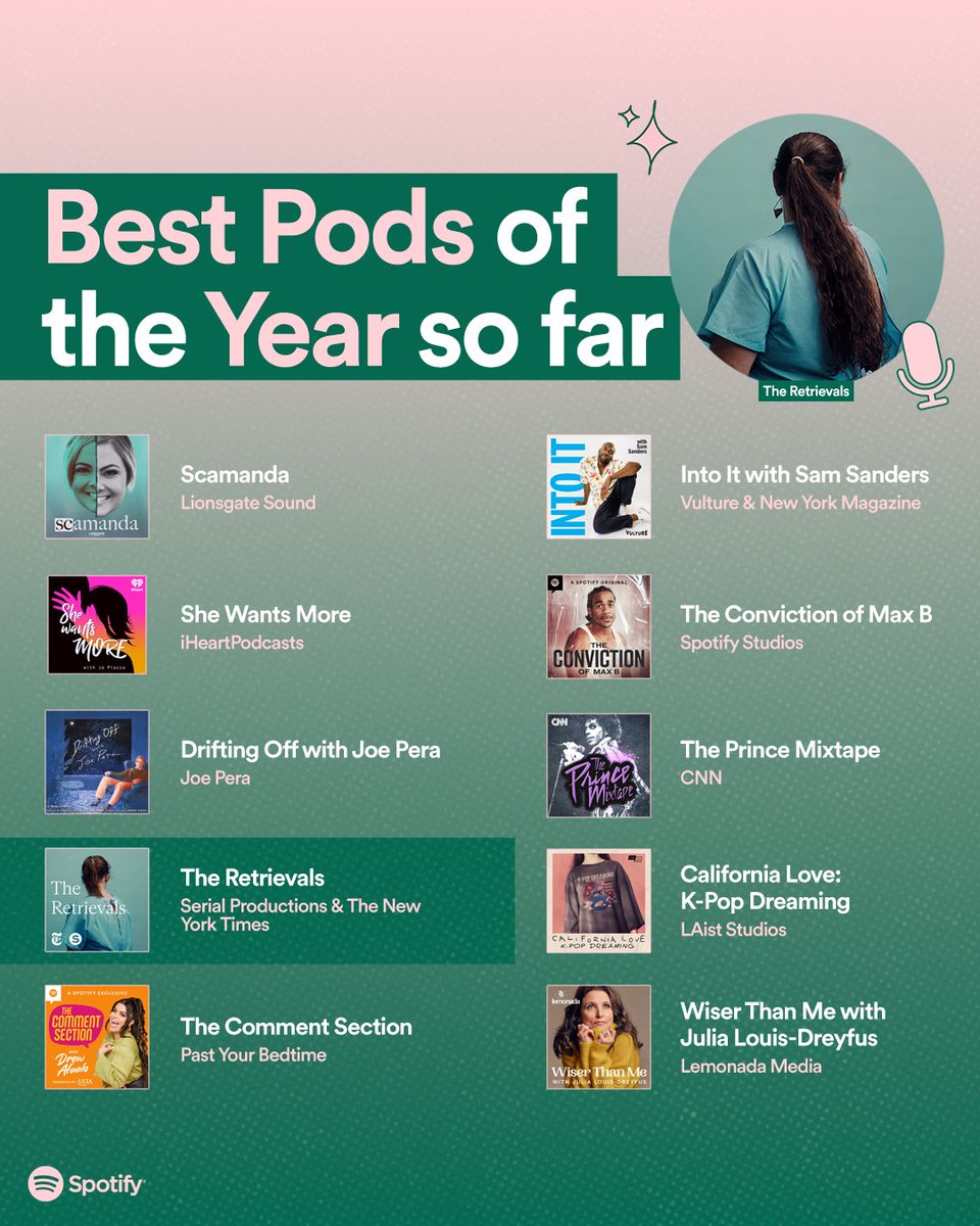 From Scamanda to The Comment Section to The Prince Mixtape, here are the best pods of the year so far.