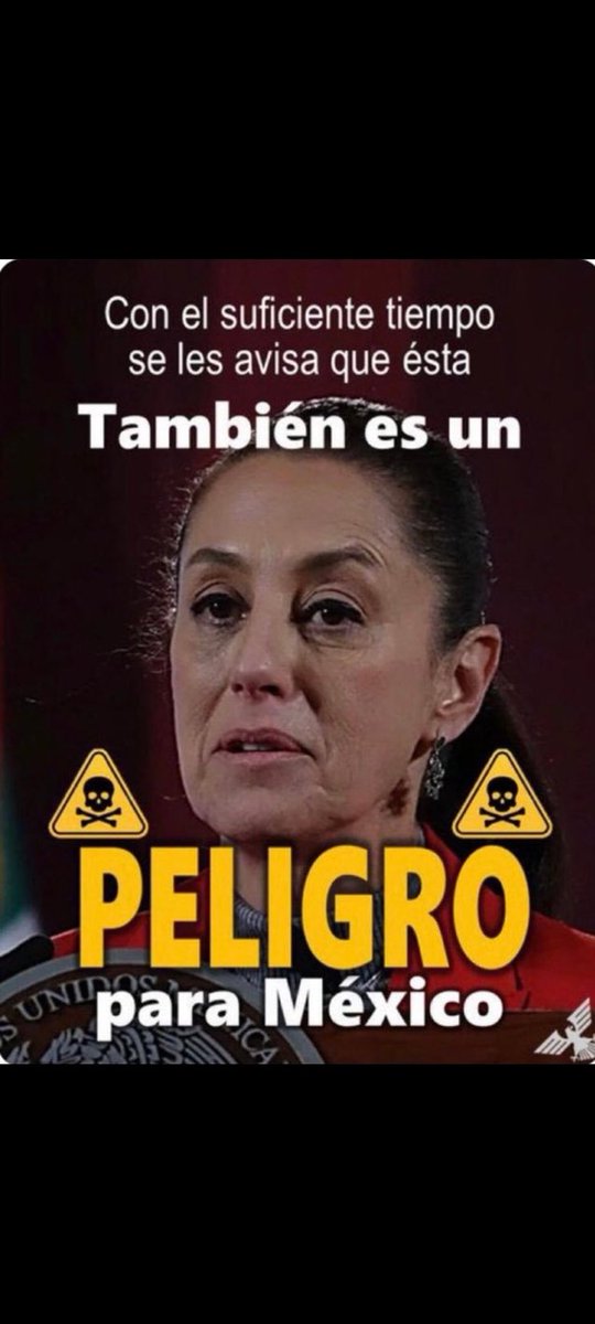 manuel_alamilla's tweet photo. #Mexicanos les avisamos con tiempo que la #Chembaum también es #UnPeligroParaMexico...
👇👇👇
No se vayan a enojar #Chairos... https://t.co/auMgkLNUc1