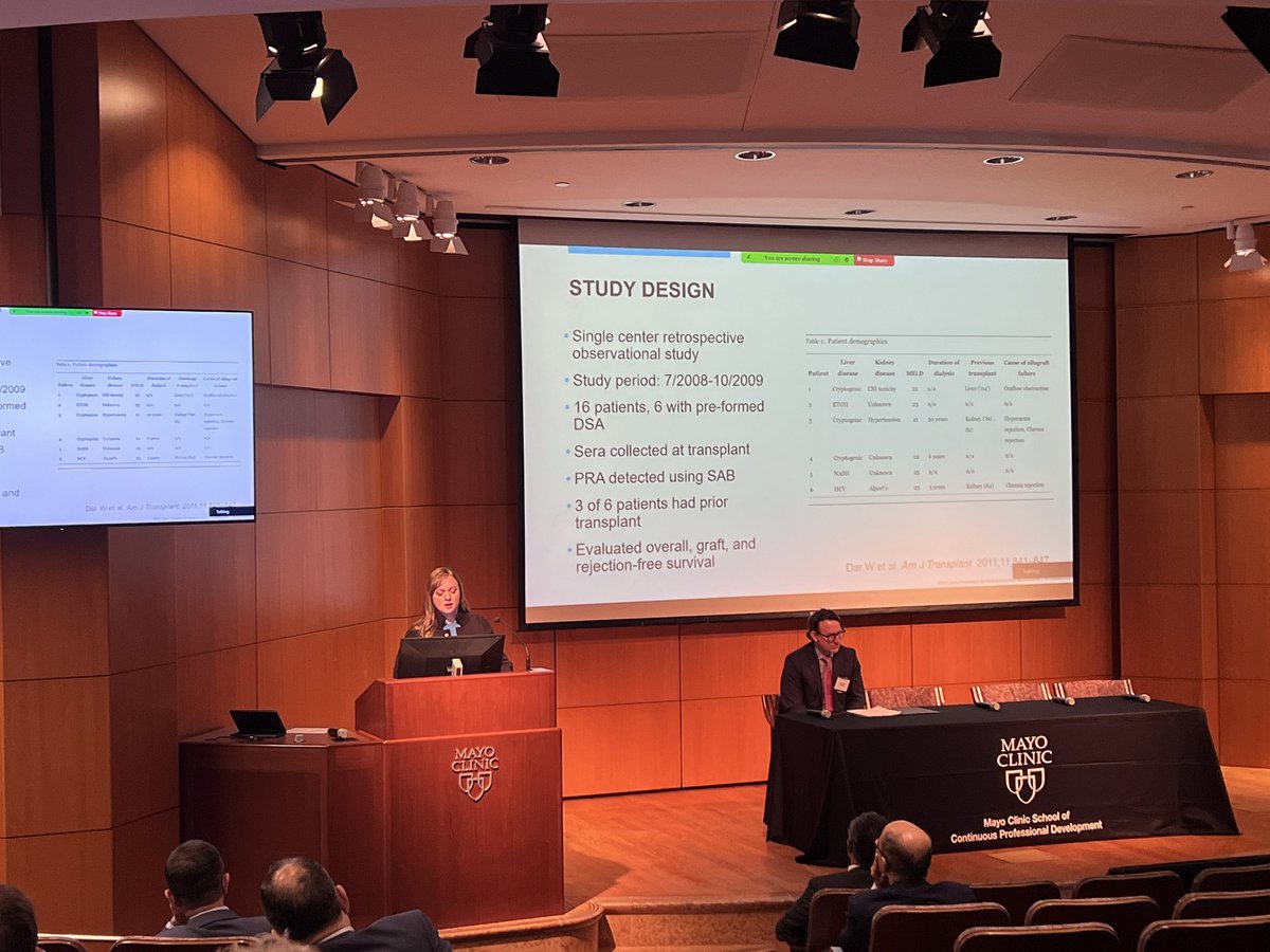 AShinginaMD's tweet photo. @DrEmamaullee is discussing sensitization in SLK transplant at @MayoClinic “Management of Highly Sensitized Multiorgan Transplant Candidate” Course!
@USC_KeckGILiver @USCGenSurg
#CHLT
Learning lots! 🧠🧐 https://t.co/MO5S0vYFpZ