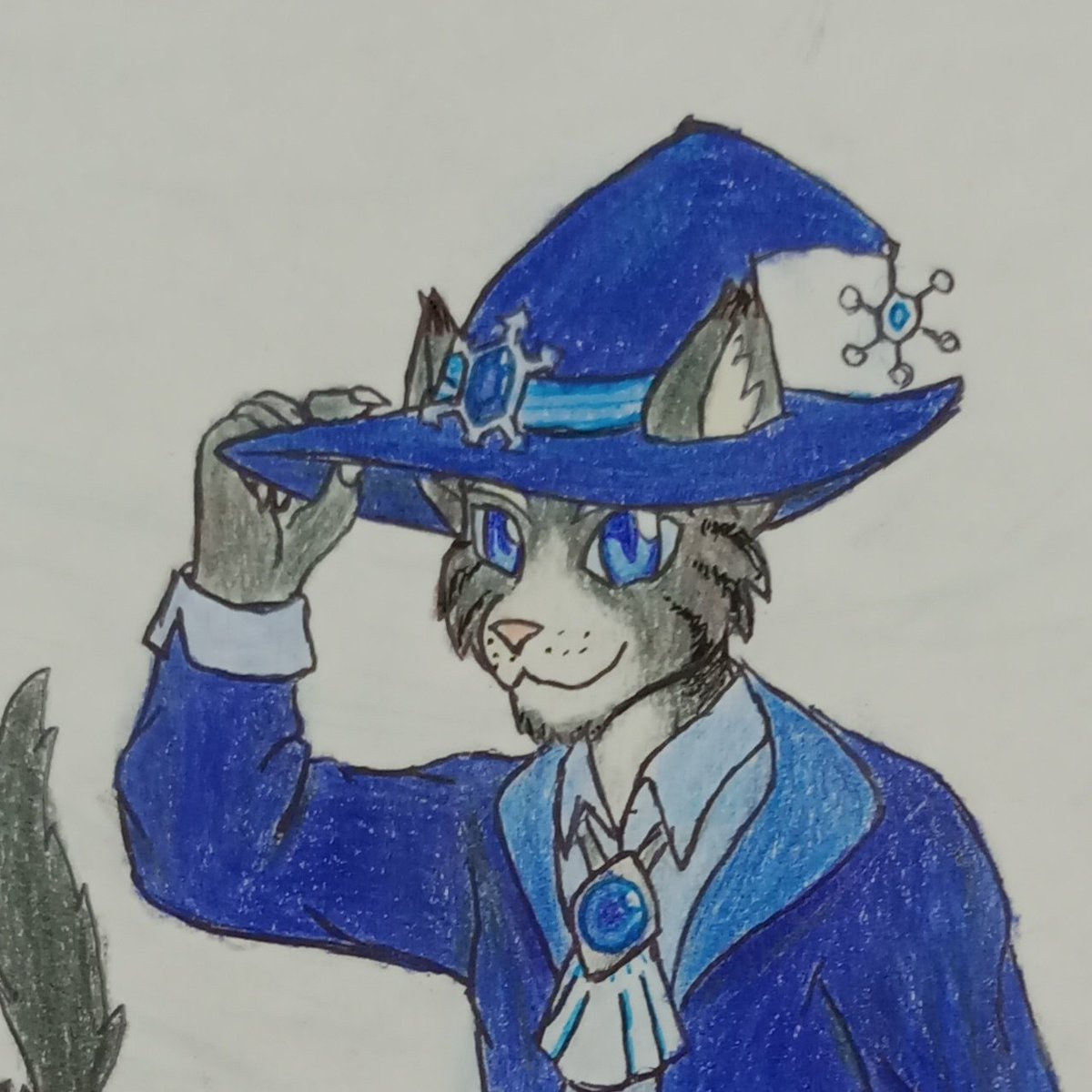 PrismLuck's tweet photo. Atualizando meus Fursonas
Onça anjo
Gato bruxo
Coelho jackalope
Lobo ranzinza https://t.co/PSsMEAU9SP