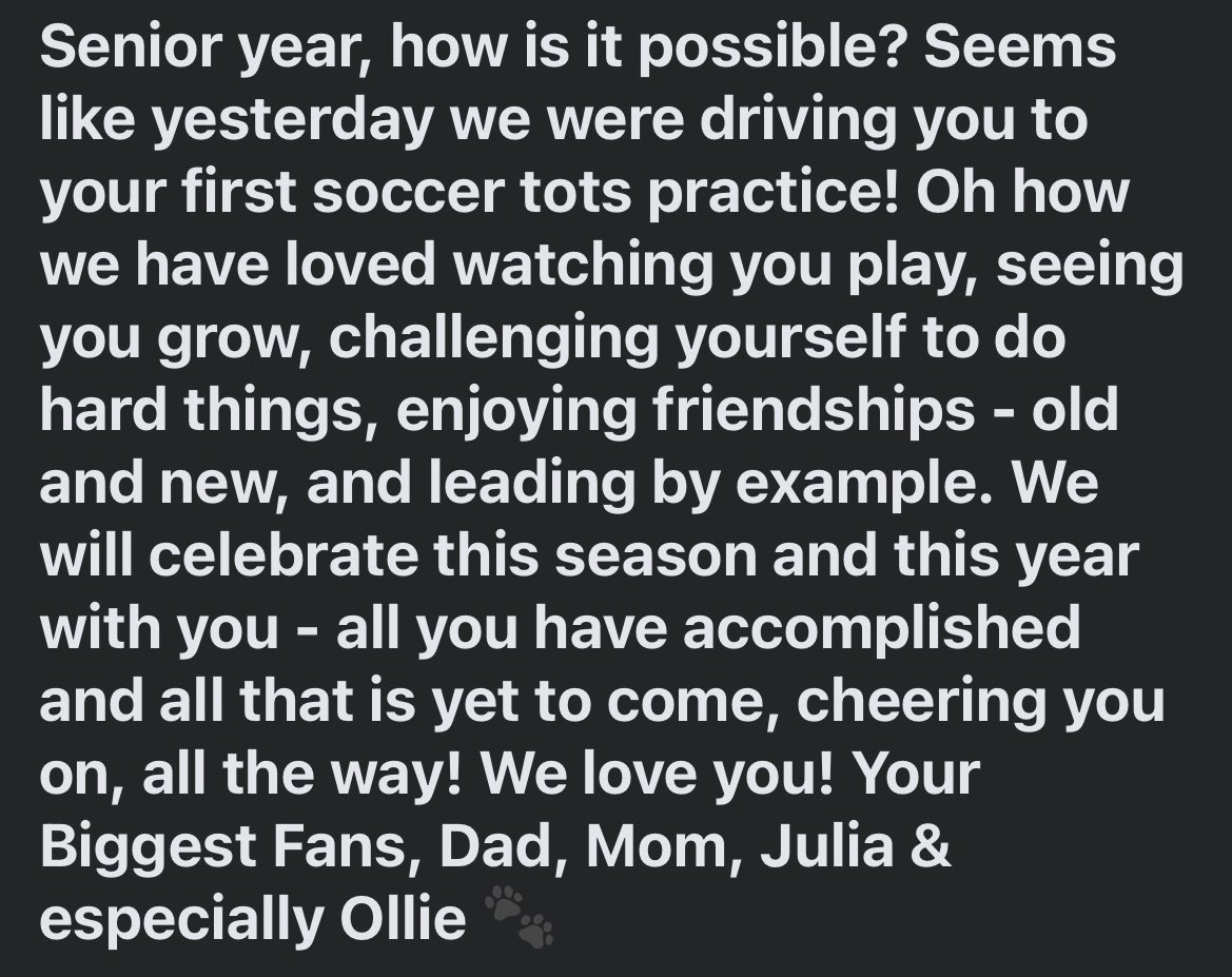 TWGsoc's tweet photo. ❤️Senior Spotlight Captain 
Maia Wolf💙 https://t.co/Wm6yaGUumh
