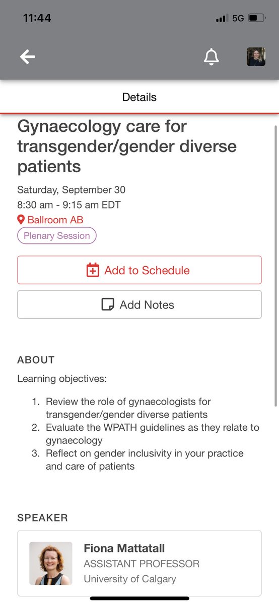 Thank you @FionaMattatall for your advocacy of trans health and delivering today’s #CanSAGE2023 plenary session. I strongly support your messaging especially that vaginal surgery is the most minimally invasive approach to hysterectomy. @CanSAGE @wpath #MIGS @AAGL