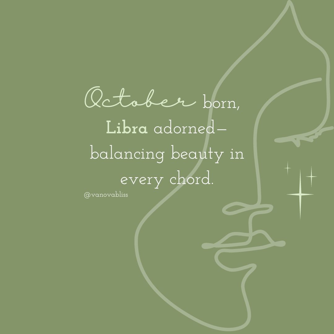 VAnovabliss's tweet photo. This October, I'm embracing my Libra traits, focusing on creating balance in my life, cherishing meaningful relationships, and appreciating the small joys that surround me. 🌸💖
#LibraSeason #Birthmonth https://t.co/SiMh5CPtBv