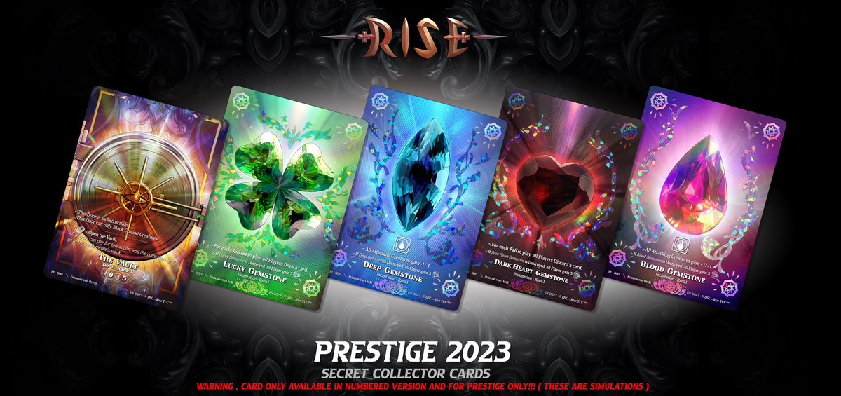davidkclash's tweet image. Les précommandes pour le Set Prestige ultra limité ouvre à 00h00 sur davidkstore.fr 

Rise TCG 🍀