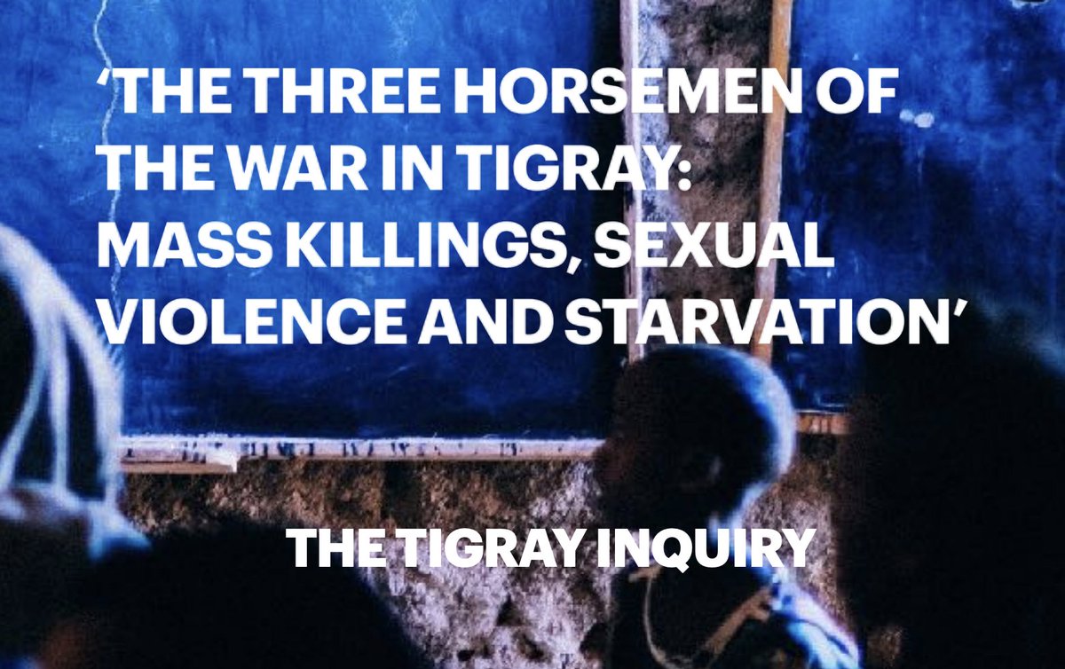 The #TigrayWar in Numbers

600K⁺ – 800K⁺ people killed 

Over 120K⁺ people subjected to conflict-related sexual violence

Over a million people internally displaced within Tigray

Over 70K Tigrayans fled 🇪🇹 to Sudan 

About 2.3M⁺ children remain out of school in northern 🇪🇹