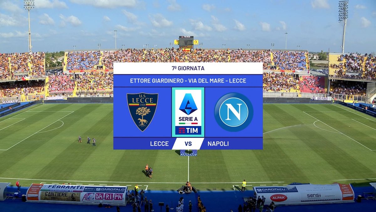 Full Match: Lecce vs Napoli
