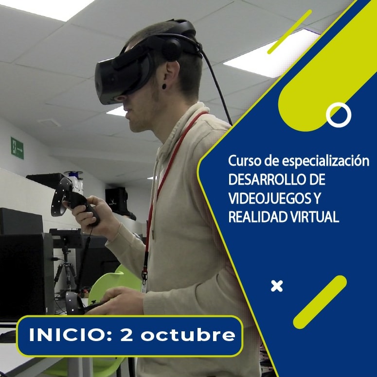 cipestella's tweet photo. ⚠️ Inicio del Curso de especialización en DESARROLLO DE VIDEOJUEGOS Y REALIDAD VIRTUAL el ❗ lunes 2 de octubre ❗ https://t.co/X5JmIBYBPq