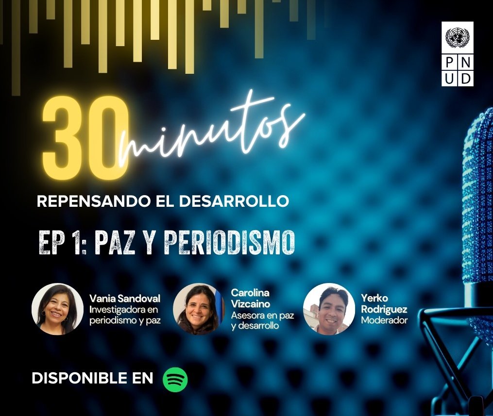En el #DiaInternacionalDelPodcast, compartimos la segunda temporada de #30MinutosRepensandoElDesarrollo🎙

Conversamos sobre la #Paz🕊 y el #Periodismo📰 junto a invitadxs de lujo: bit.ly/T2E1PazPeriodi…

¿Qué te parece su análisis🤔? 

#OSD16