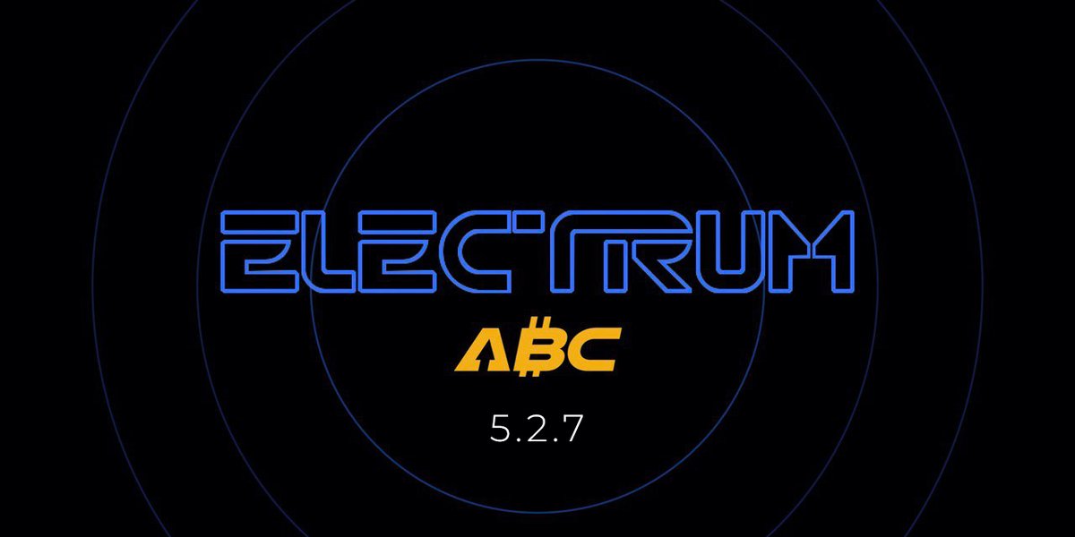 eCash's tweet photo. 🌟 Key Highlights - #ElectrumABC Wallet

👨🏻‍💻 Electrum ABC 5.2.7 is released, fixing the opening of payment URLs, adding support for Python 3.12, and bringing minor performance improvements. ⚡

👉 Download it here: https://t.co/cZX1ObczKO

⬇️ https://t.co/5Sr80I7fOi