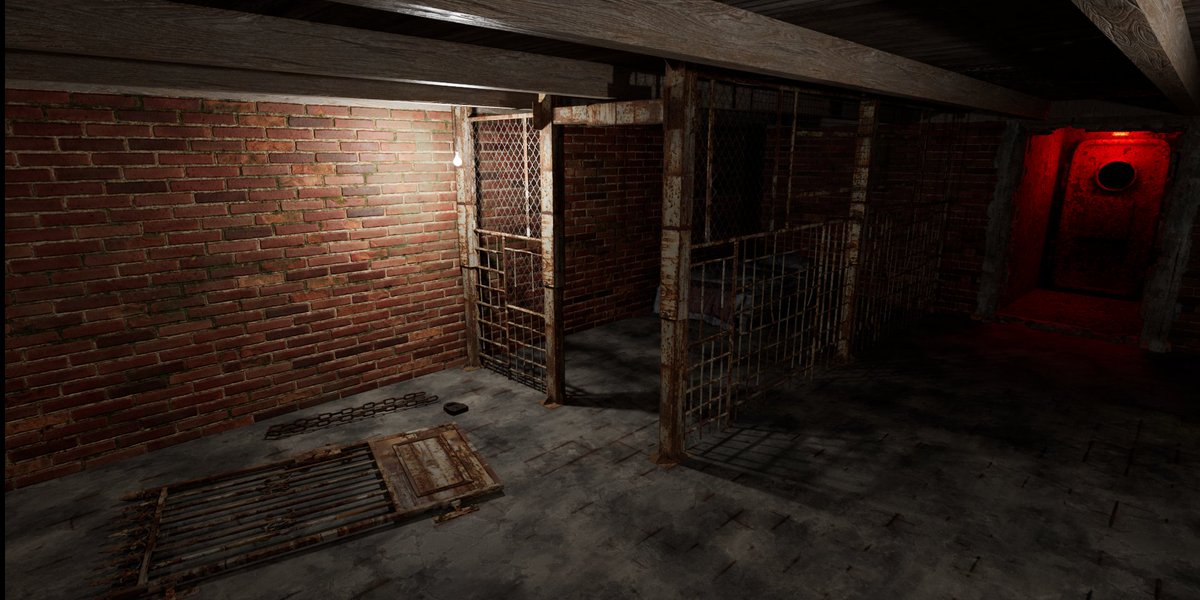 Kuraishisama's tweet image. #screenshotsaturday 

The basement is taking shape, a sinister shape 🫤

Were you able to solve the puzzles in the playable teaser of #TheTransference?
Try if you can, by downloading it here:
kuraishisama.com/the-transferen…

#solodev #indiehorror #indiedev #madewithunreal #lumen #ue5