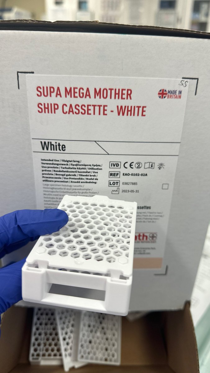 Alert: We just discovered the name of the prostate whole mount cassettes.