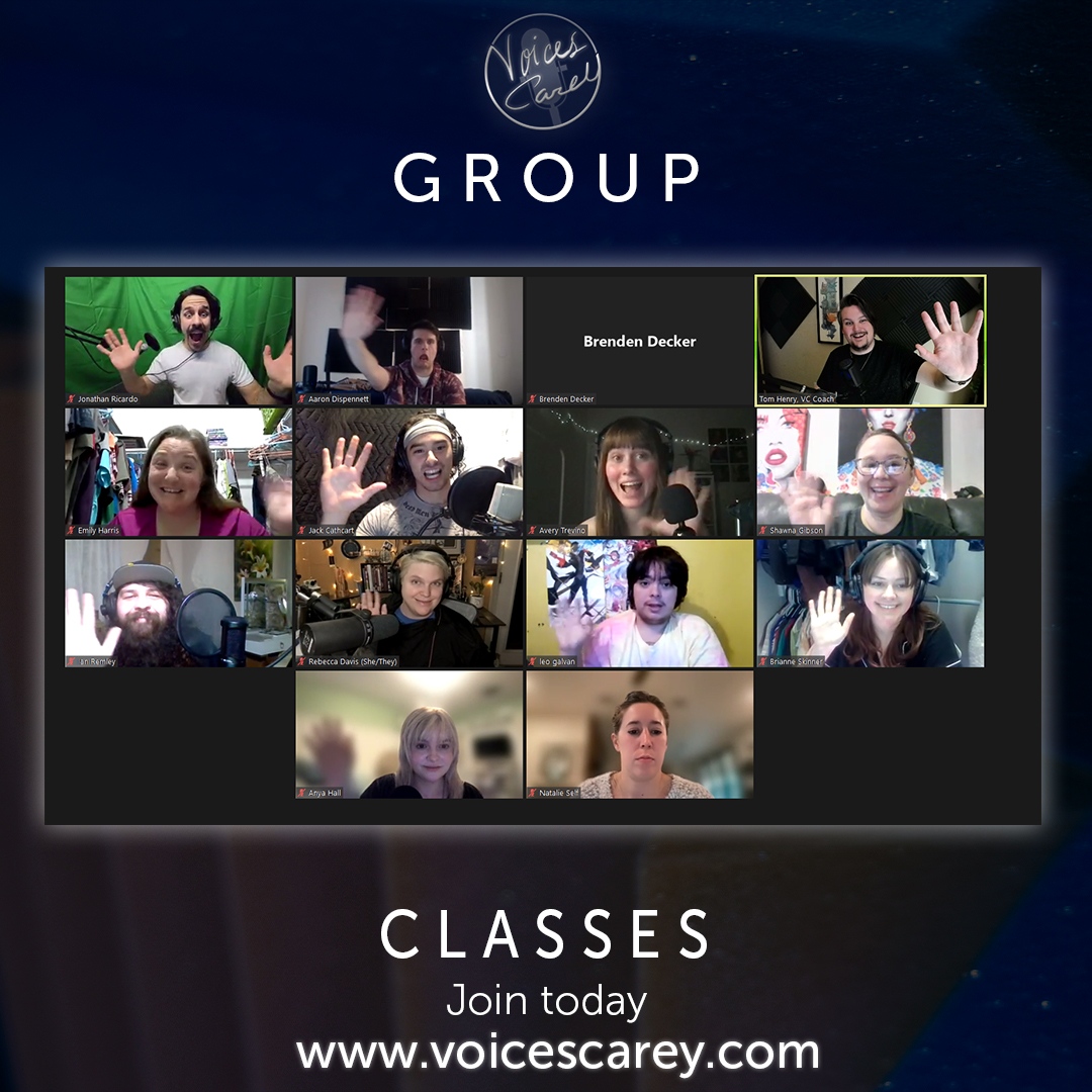 Wave hi to the camera our #Voiceactors had a blast with this session of Group classes! Hope to see everyone in our next group class!