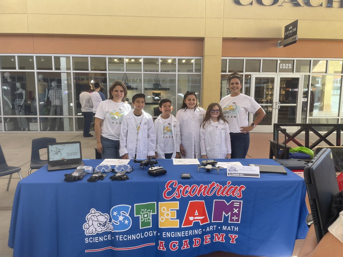 Escontrias Drone Stars are reaching new degrees at KTSM Weatherfest! @Escontrias_ES