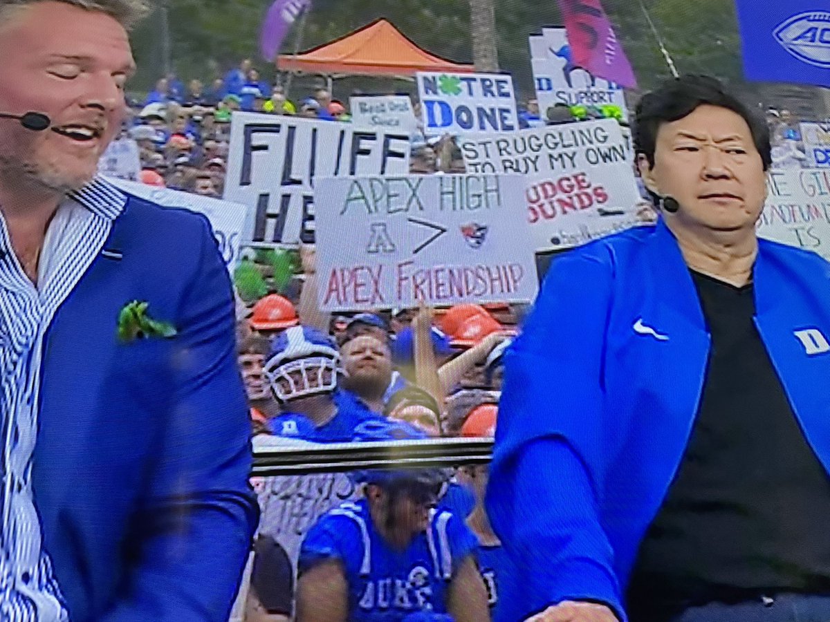 Apex Athletics (@apexhsathletics) on Twitter photo The official beginning of “The Backyard Brawl” rivalry week as seen on ESPN College Gameday this morning! Let’s go Apex! <a href="/apexcougarclub/">Apex Cougar Club</a> <a href="/ApexFootball/">Apex Football</a> <a href="/CollegeGameDay/">College GameDay</a> The official beginning of “The Backyard Brawl” rivalry week as seen on ESPN College Gameday this morning! Let’s go Apex! <a href="/apexcougarclub/">Apex Cougar Club</a> <a href="/ApexFootball/">Apex Football</a> <a href="/CollegeGameDay/">College GameDay</a>