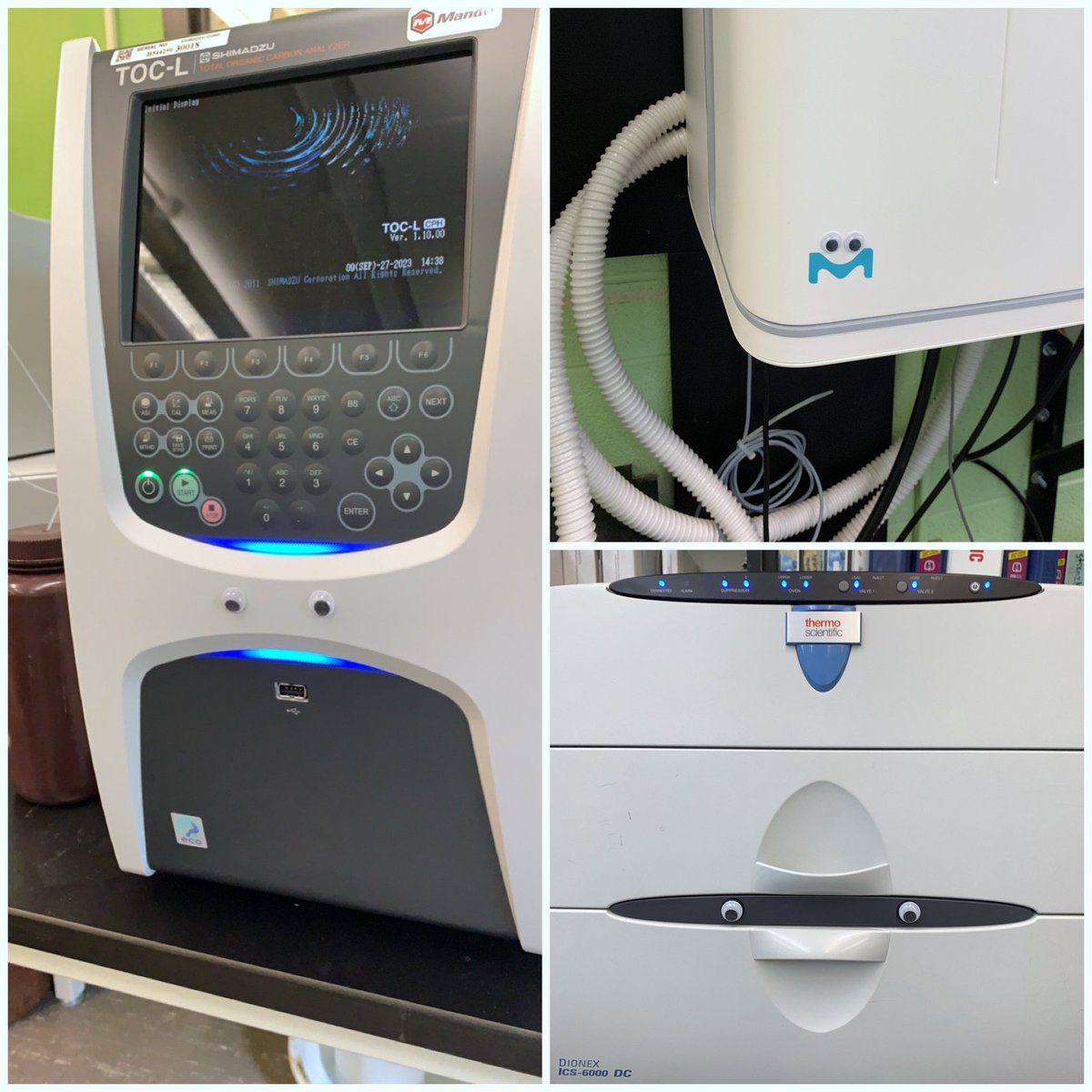Faces in things. Our lab addition <a href="/merrinm/">Dr. Merrin Macrae</a> #Biogeochemistry