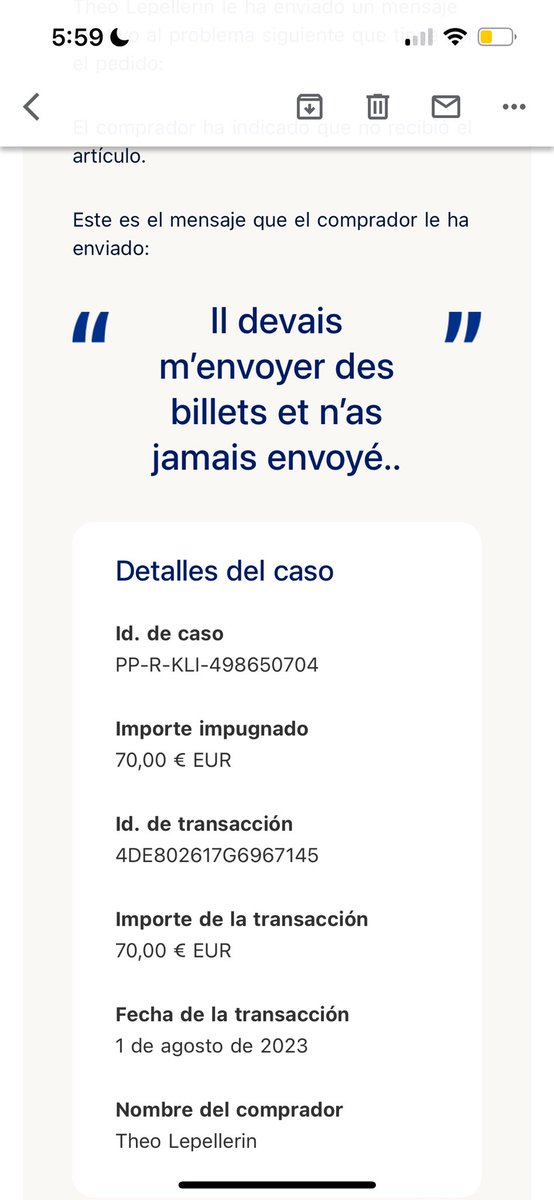 Cómo cuando te pagan lo que te deben pero después de 1 mes pides reembolso por unos supuestos boletos ! 

<a href="/_Night_Gun_/">NightGun</a> bien jugado ladrón ! 

Porfavor no confiar en esta persona de que no los estafe ya ha pasado con varias personas ✌️<a href="/_Night_Gun_/">NightGun</a> scam