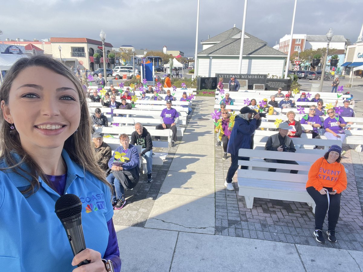 #walk2endalz #showyourpurple 💜🌼 This was my fifth time as the emcee of the Rehoboth Beach Walk to End Alzheimer’s. It’s such an important cause for me personally and millions of families. One day there will be a cure! 🤍