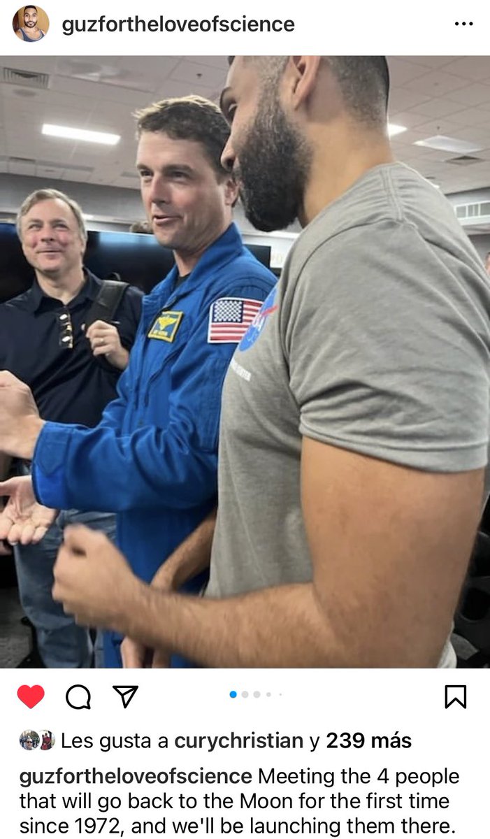 Gioferrando's tweet photo. @patcuesta1090 Apuesto que pocos saben que tenemos a Michael Guzman, un ingeniero dominicano que trabaja en la NASA para el proximo proyecto mas importante que es el lanzamiento de Artemis en el 2024, algo que nos deberia llenar de orgullo pero nadie lo promueve https://t.co/0NNREowCGS