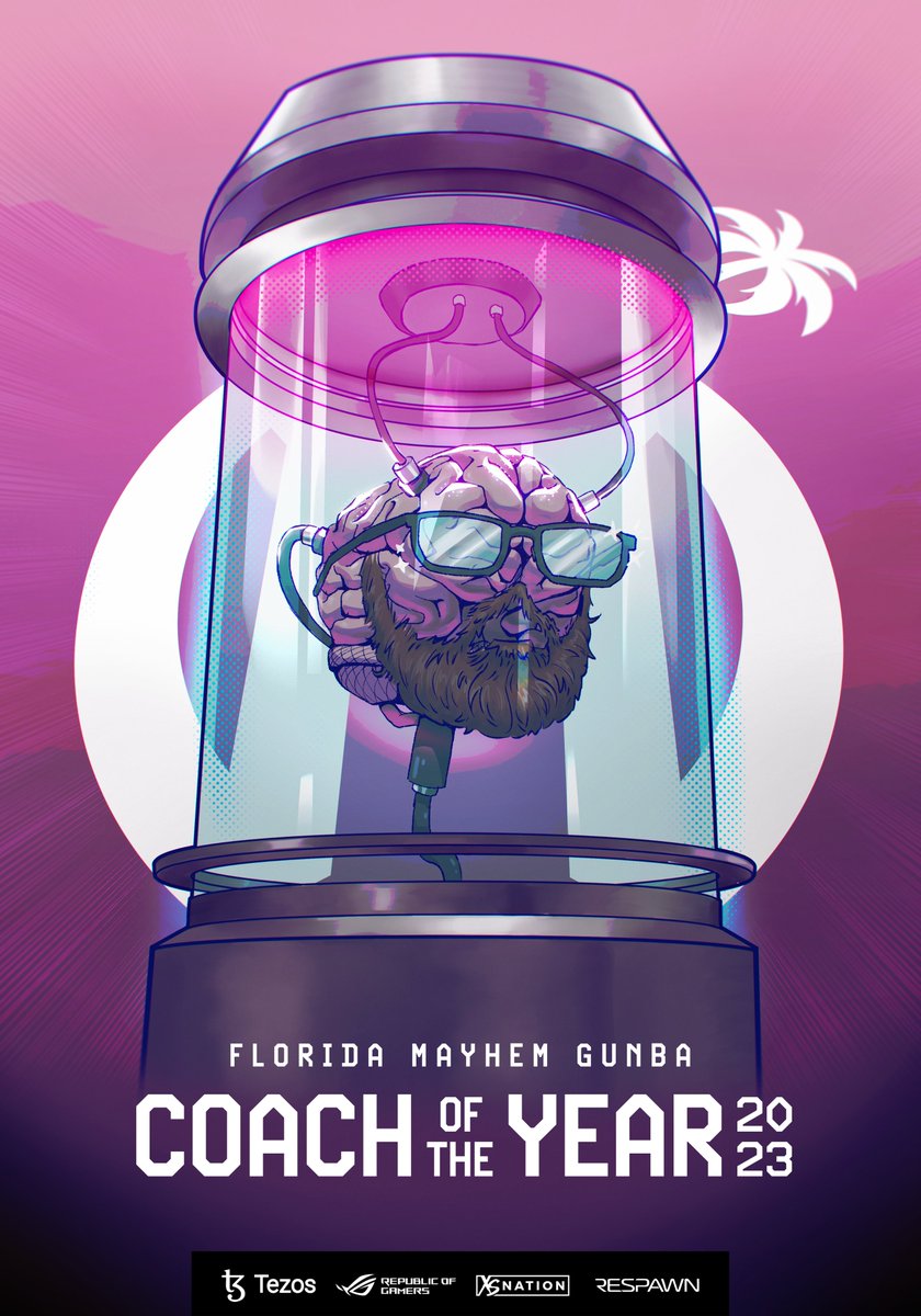 The brain of the operations 🧠

Congrats <a href="/GunbaOW/">Gunba</a> on winning Coach of the Year! #LETHEMCOOK