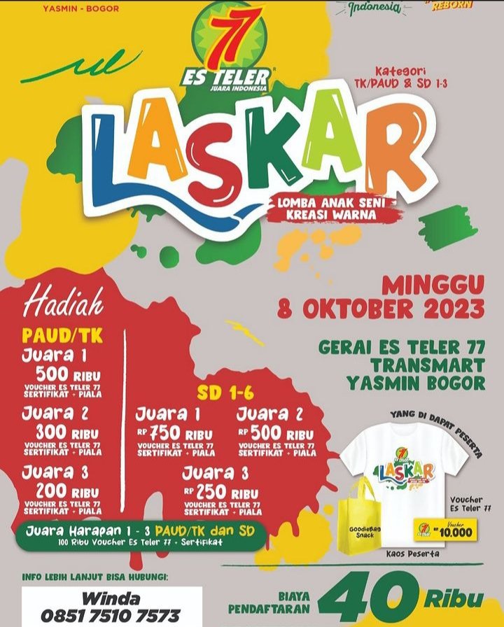Lomba Anak 8 Oktober
Lokasi 📍Bogor
