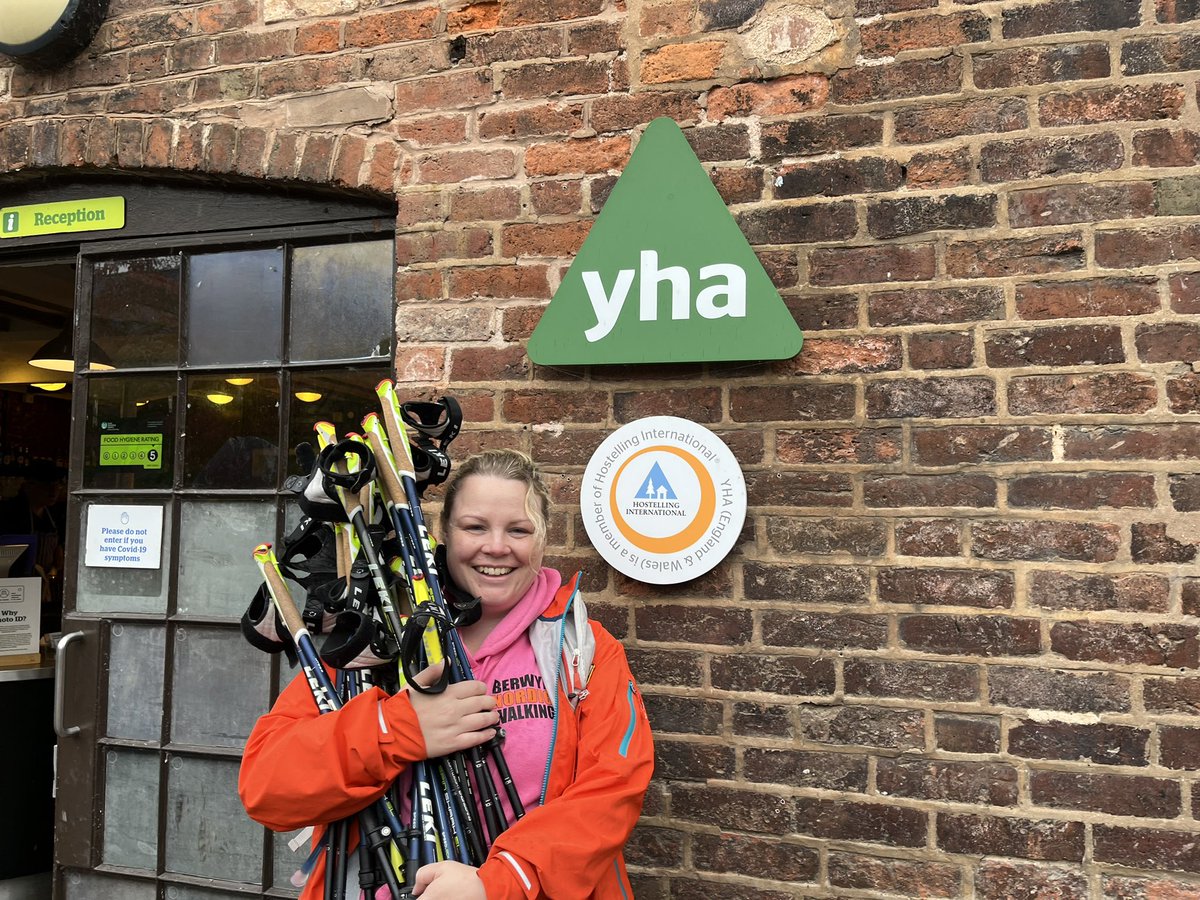 A taste of Nordic walking today at <a href="/YHACoalport/">YHA Coalport</a> as our YHA Festival of Walking group got up close with the famous iron bridge. Thanks to <a href="/BerwynWalks/">Berwyn Nordic Walking & Guided Walks</a> for expert tuition &amp; a great walk! <a href="/YHAOfficial/">YHA England & Wales</a> #YHAWalks #Nordicwalking