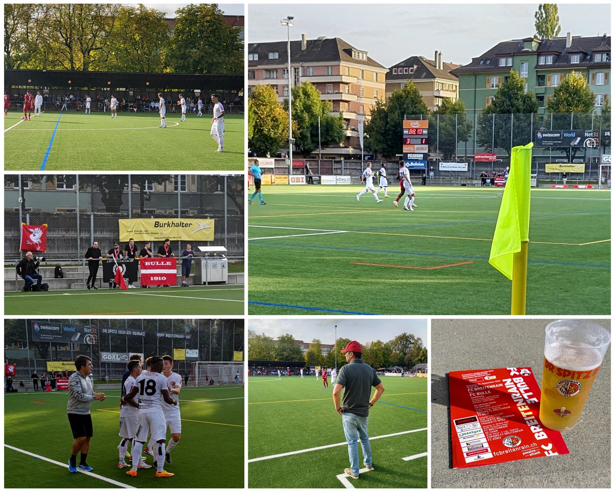 ElfsportCH's tweet photo. 🇨🇭#PromotionLeague - der @fcbreitenrain gewinnt gegen den @FCBulle und ist damit in der erweiterten Spitze - die Supporter vom #FCBulle sangen trotz Niederlage - sehr stark, 💪
#ElfsportOnTour #Spitalacker https://t.co/NuHc3lyGcJ