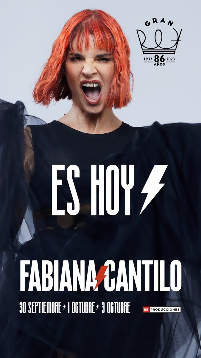 Hoy arranca el 1er Gran Rex! Gracias a todxs los que hicieron posible este sueño! especialmente a mis fans! Que son lo más 🧡los quiero!