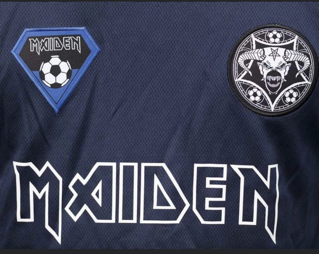 DerekVanDiest's tweet photo. On the day #IronMaiden is in town, I harken back to the day I refereed a soccer game between them and #FCEdmonton, featuring bassist Steve Harris. Looking forward to an awesome show tonight. https://t.co/mxz151xdko