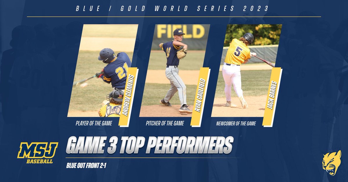 PLAYER OF THE GAME
Andrew Clements
1-2 w/ SacFly, 3 Run 💣 &amp; 4 RBIs!

PITCHER OF THE GAME
Ryan Caulfield
Worked out of a jam w/ a 12 pitch inning

NEWCOMER OF THE GAME
Jack Barnes 
2-3 w/ 2B &amp; 3 RBIs - Loud Barrels!
