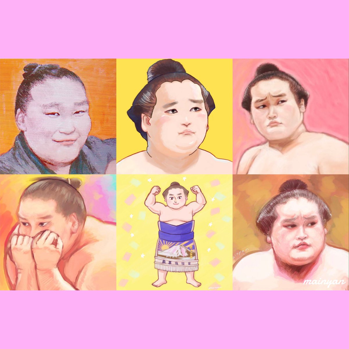 mainyan3's tweet photo. 🧡TERUNOFUJI🧡
がんばれ照ノ富士関🗻☀️
💪💪💪✨✨✨
♡
#照ノ富士 #照ノ富士関 #横綱照ノ富士
#横綱 #大関 #ガナ #ガナー #杉野森正山
#伊勢ヶ濱部屋 #大相撲 #相撲
#絵 #イラスト #ファンアート
#Terunofuji #Тэрүнофүжи #Ganaa
#sumo #grandsumo #illustration
#art #fanart https://t.co/BOd8ioH1uI