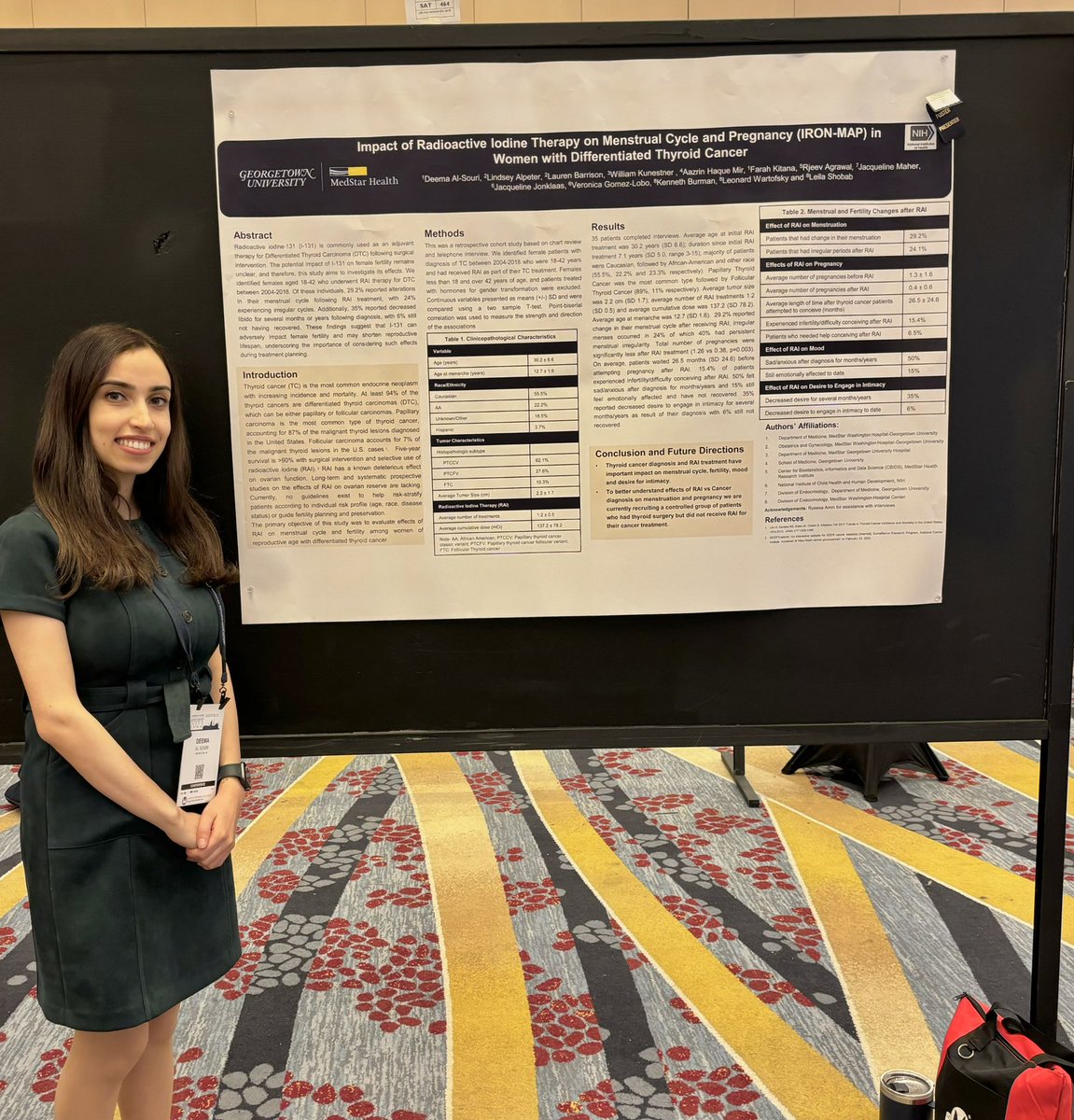 deemaksouri's tweet photo. Our poster at the @AmThyroidAssn #ATA2023 
@IMMWHC https://t.co/GRxK6MdbQi