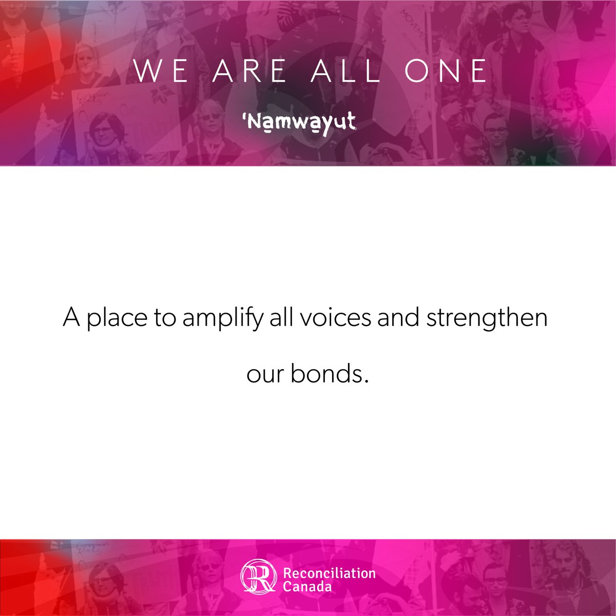 Reconciliation Canada tweet media