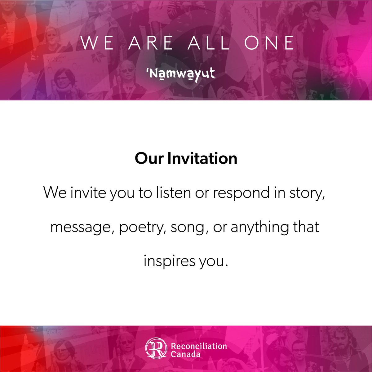 Reconciliation Canada tweet media