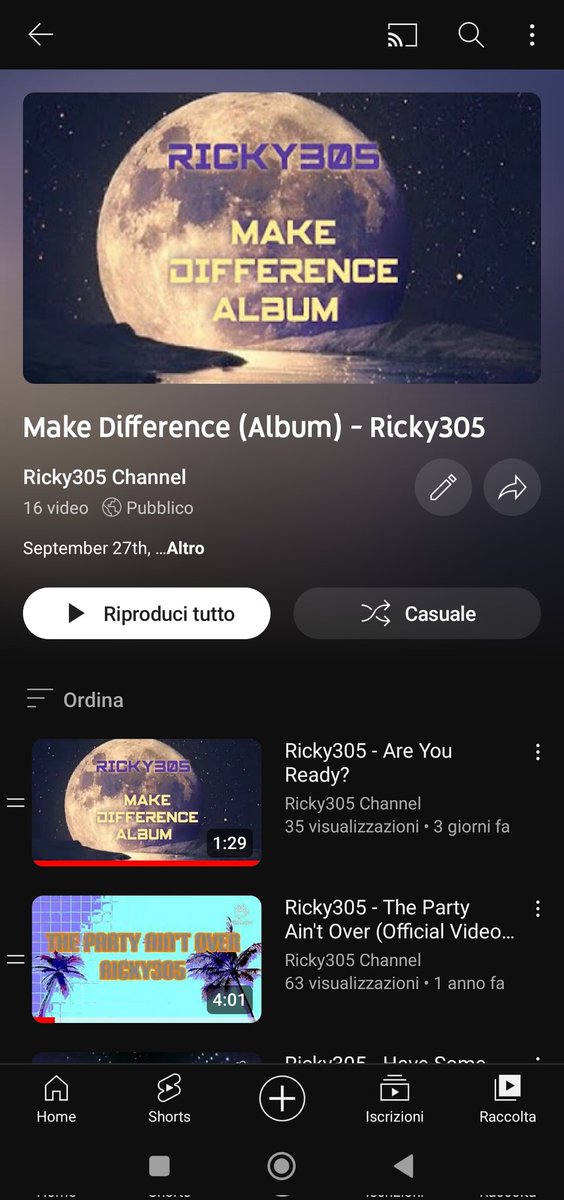 Ricky305Italy's tweet photo. Don't Miss!!
Don't miss the my new #MakeDifferenceAlbum a great and epic album, the my new album included also the singles with new songs! It's available now in exclusive on my official Channel YouTube y YouTube Music "Ricky305 Channel"!!

Out Now 🌎👇🏼
https://t.co/uZbHvGVnKc https://t.co/GtBkpOHvRJ