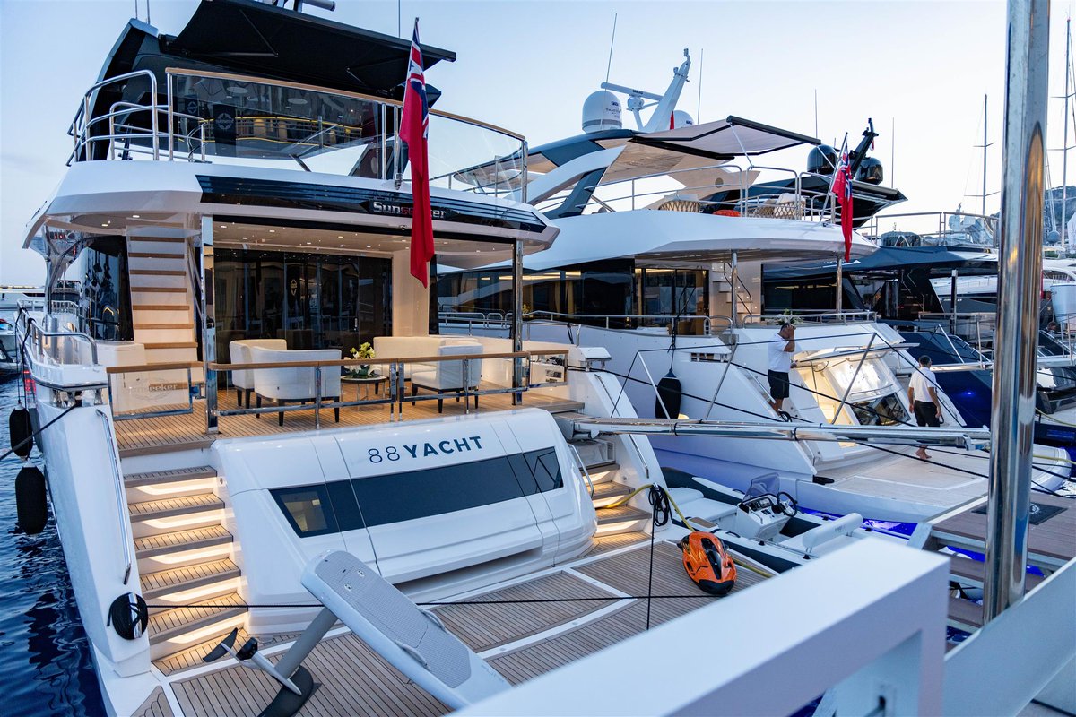 Sunseeker_Intl's tweet photo. The sun has set at Monaco Yacht Show, bringing the 2023 European Boat Show season to a close.
From Cannes to Southampton, Genoa to Monaco, the Sunseeker Family came together for the month of September for a truly memorable season.
#Sunseeker #MYS23 #MonacoYachtShow https://t.co/XcZ6YbMPuU