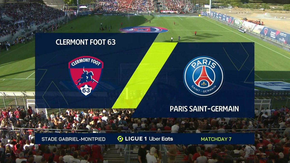 Full Match: Clermont vs Paris Saint-Germain