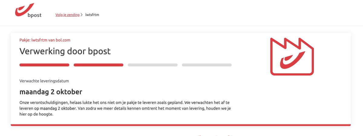SafetyMonkeys's tweet photo. dag @bol_com zou het mogelijk zijn om op voorhand aan te geven wanneer @BelgischePost  mijn pakket gaat leveren? Dan bestel ik wel ergens anders/ga ik te voet naar de winkel aan de andere kant van het land, kwestie van m'n pakket wel te hebben wanneer het afgesproken is. https://t.co/whUKKUXq5E