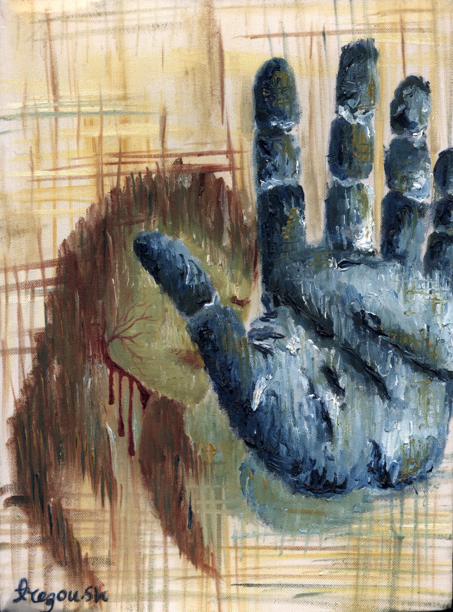 ShArezou's tweet photo. 🚫NO🚫
SAY NO,
Even if you lose things.

oil on canvas 1/1
0.1 eth
https://t.co/tq2oVwimdZ

#NFTCommuntiy  #Ethereum  #NFTartists  
#Foundation  #foundationsold  #OneofOneTribute https://t.co/dyhjZyCGKT