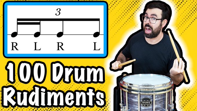 100 Drum Rudiments in 10 Minutes! https://t.co/S3OKjCae9X https://t.co/efgoROezuk<a href="/tag/wgipercussion"class="tags"><span>#wgipercussion</span></a><a href="/tag/wgi2024"class="tags"><span>#wgi2024</span></a>