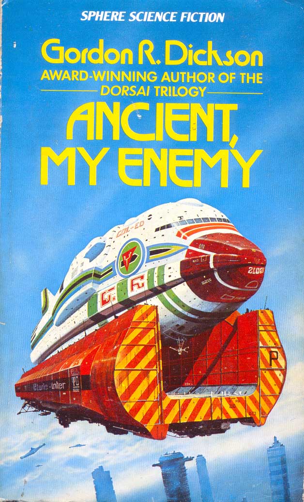 mavmaramis's tweet photo. Gordon R. Dickson, Ancient, My Enemy, Sphere, 1978. Cover: Chris Foss. #GordonDickson #ChrisFoss #Sphere #anicent #enemy #70sscifiart @thatsgoodweb @afrocosmist @70sscifi @retroscifiart @doberes https://t.co/Bd3xds2uZy