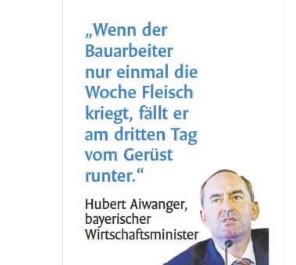 Hubert Aiwanger, bayerischer Güllephilosoph… 🤡