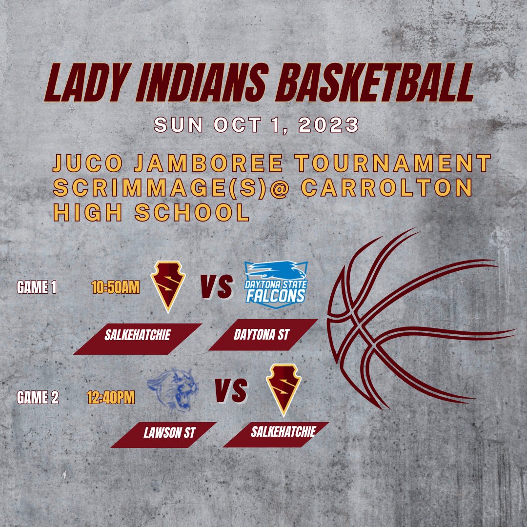 The USC Salkehatchie Women’s basketball team will face Daytona State and Lawson State in the annual Pre-Season JUCO Jamboree in Carrolton Ga. All games can be streamed on Ballertv.