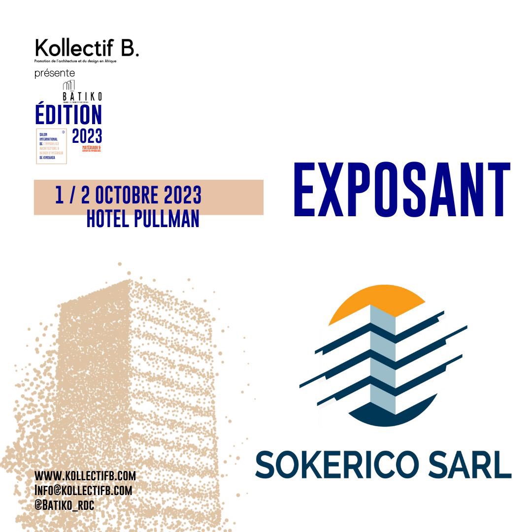 batiko_rdc's tweet photo. [Bienvenue aux BATIPROS - PART✨] 

🗓️ À vos agendas, les 1 er et 2 Octobre, au Pullman hôtel de Kinshasa, les Batipros, nos exposants,  seront dans la place.

#Batiko #batir #batirenrdc #expertise #investirenrde #architecture #archilovers_interiors https://t.co/O3dxf6fkzY