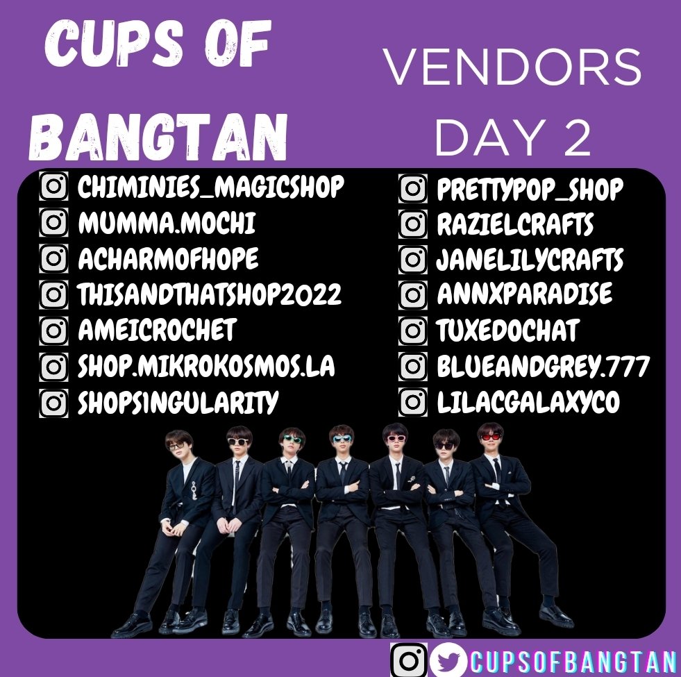 WE HAD A LITTLE BIT OF A VENDOR LINE UP CHANGE FOR BOTH OUR EVENT DAYS THAT WE'RE VERY EXCITED TO SHARE. 

WE HAVE @/AREUMACCESSORIES NOW JOINING US FOR DAY 1 &amp; WELCOME @/ROSEGOLD.MP3 TO THE LINE UP!

WE WELCOME @/THISANDTHATSHOP2022 AND @/RAZIELCRAFTS TO OUR DAY 2 LINE UP!