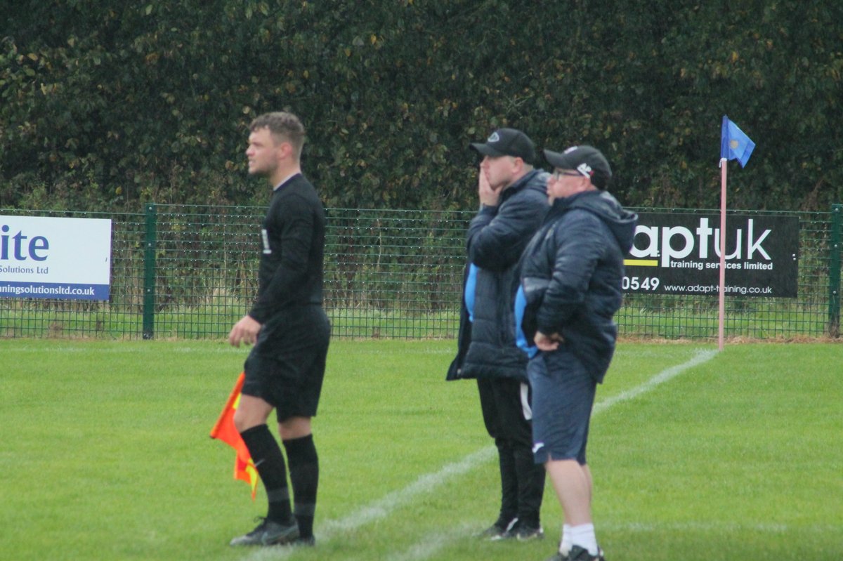 @afc_knowsley vs @CongTownRes officials from both teams enjoying their Saturday