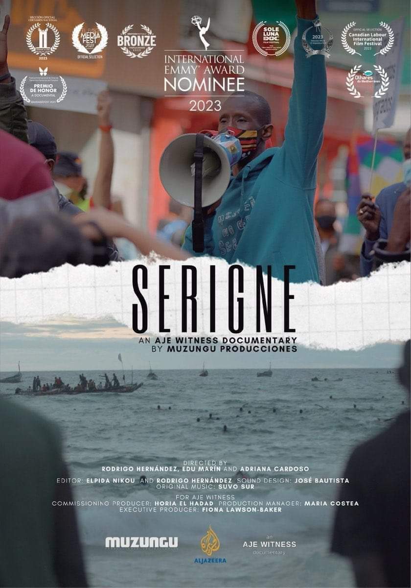 Envío mi enhorabuena a <a href="/Serigne_Mbaye_/">Serigne Mbaye</a> por su incansable trabajo de denuncia y lucha contra el #Racismo
Te deseo lo mejor en la nominación a los <a href="/iemmys/">International Emmy Awards</a> como mejor documental Serigne vs the EU <a href="/Zungu_Coop/">Zungu Coop.</a>
Invito a ver a todas las personas el documental 👇🏿  mtr.cool/tzrzgasxjp