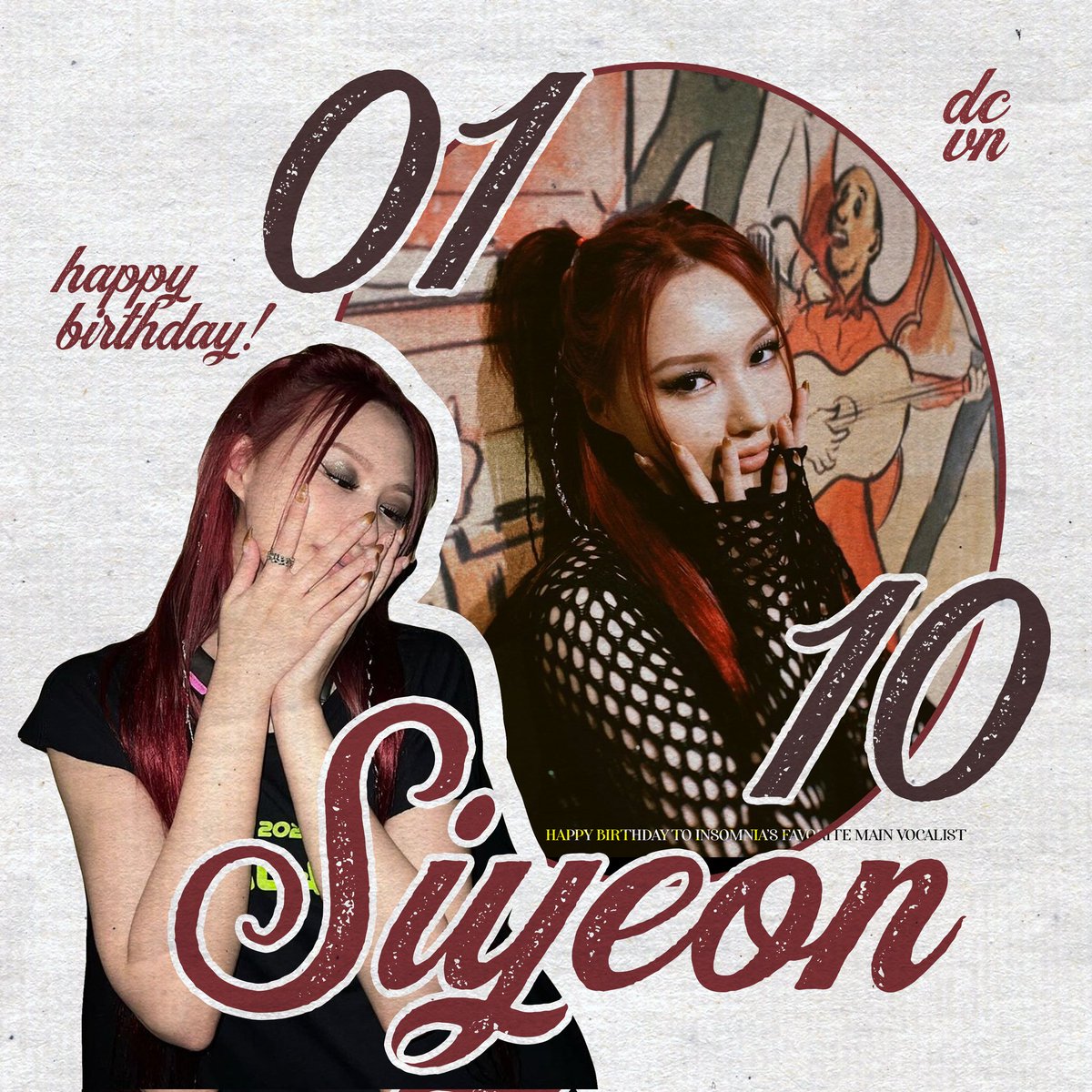 Happy Birthday to our dearest main vocalist - Siyeon 🐺🖤

Somnias wish you all the best! Let's have fun and keep singing, wolfie Singnie 💝🎶

#SingForeverSIYEON
#블루늑대시연DAY