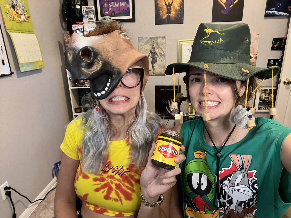 50 hours into our streamathon and about to try vegemite for the first time!

twitch.tv/Lowco